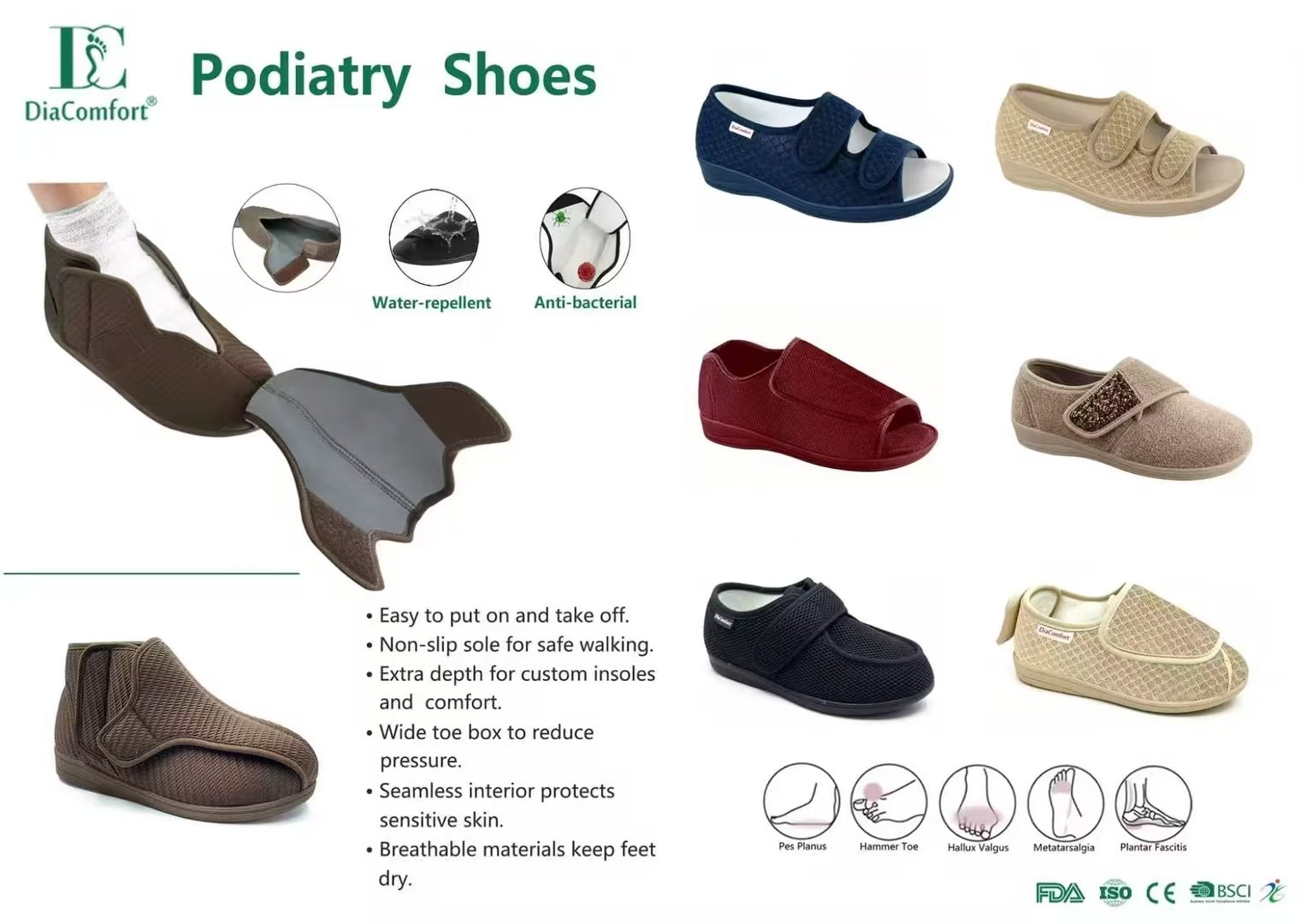 Diacomfort Medical Rehabilitation Diabetic Shoes