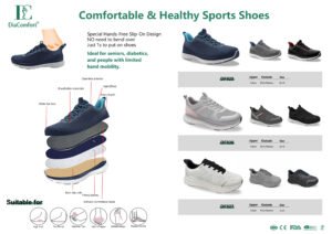DiaComfort Hands-Free Comfortable & Healthy Sports Shoes