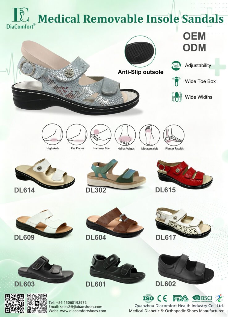 Medical Removable Insole Sandals