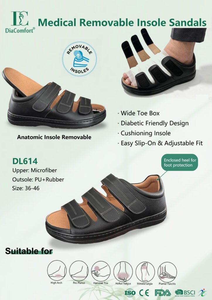 Medical Removable Insole Sandals